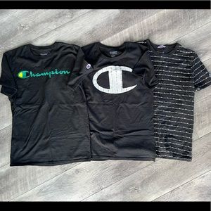 Lot of Three (3) Mens Champion T-Shirts